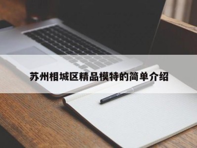 石家庄苏州相城区精品模特的简单介绍