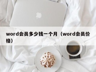 石家庄word会员多少钱一个月（word会员价格）