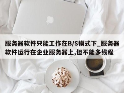 石家庄服务器软件只能工作在B/S模式下_服务器软件运行在企业服务器上,但不能多线程 